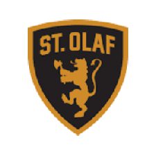 Black and gold heraldic lion shield